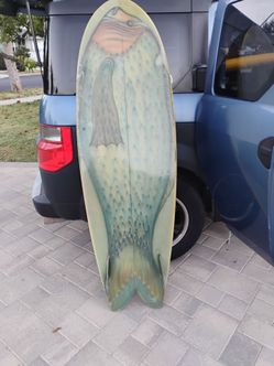Vintage Kennedy surfboard 6 ft fish