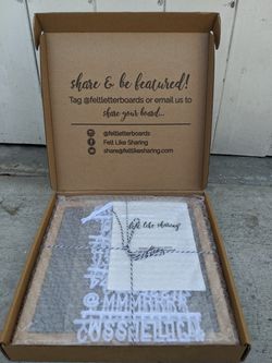 Gray Letter Board