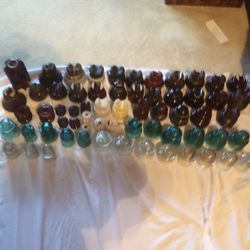 Antique Pole Line Glass Insulators.