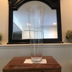 Very Tall Beautiful Glass Vase