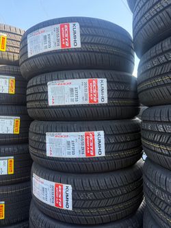 205/55/16 Kumho #4 new tires installation and balance 50,000 miles warranty