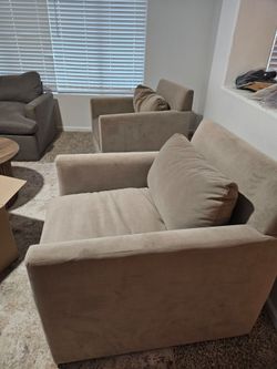 Two swivel chairs