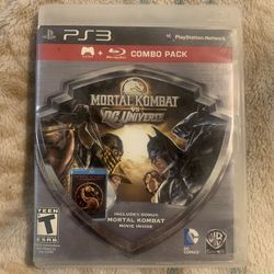 Mortal Kombat Versus Dg Universe For Ps3 With Case Book And Game