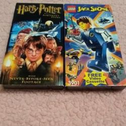 Harry Potter VHS Tapes VCR Tapes