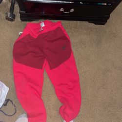 Red Nike Tech Pants