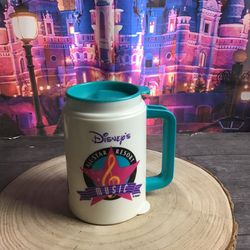 Vintage 1990’s Disney All Star Music Plastic Travel Mug -preowned 