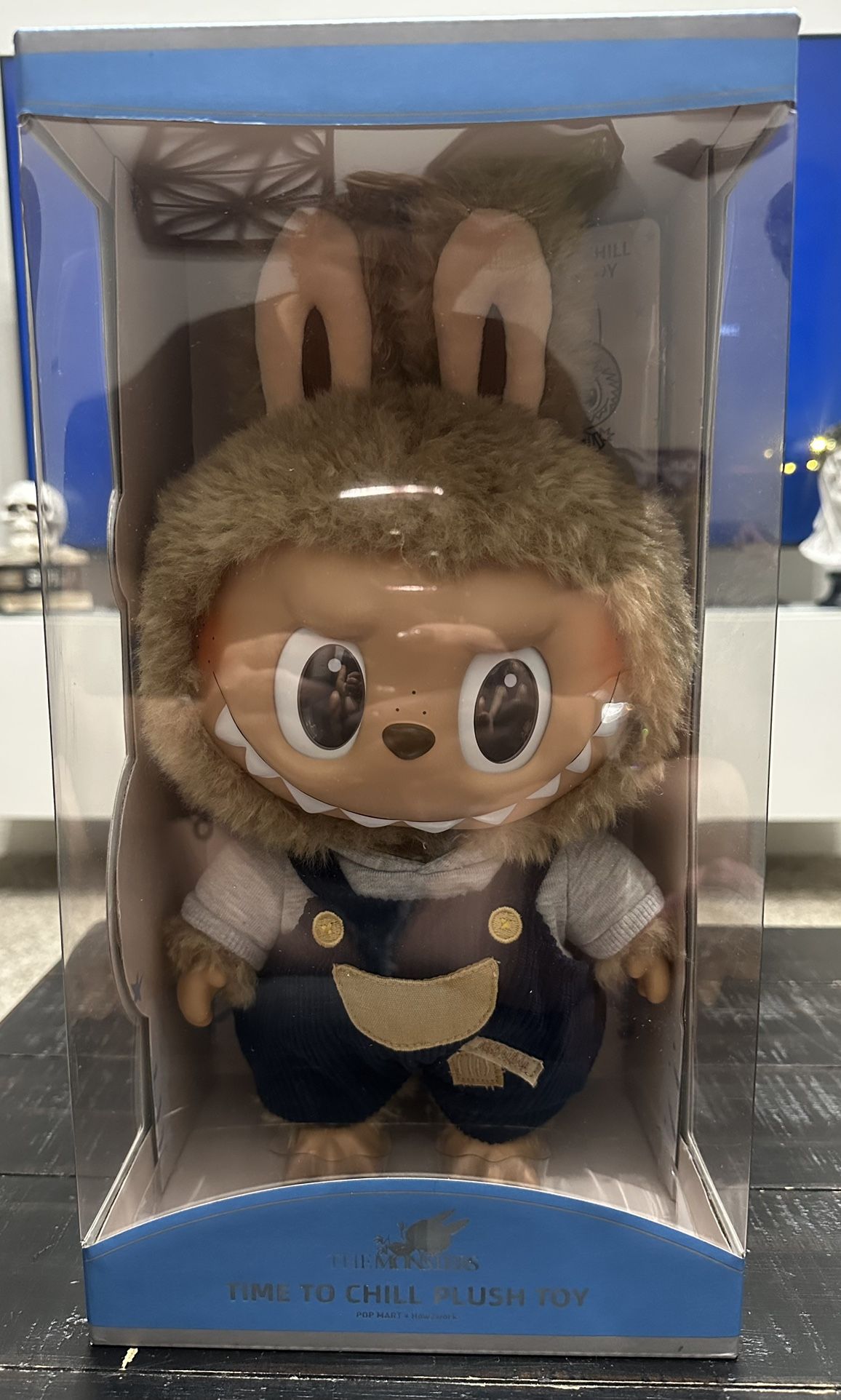 AUTHENTIC Pop Mart LARGE LABUBU Time to Chill Vinyl Plush Doll 