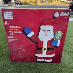 8ft LED Santa
