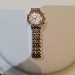 BULOVA WOMENS Chronograph Maiden Lane Diamond Accent