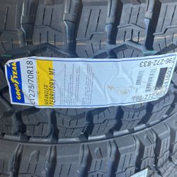 LT 275/70/18 Goodyear Wrangler Territory MT