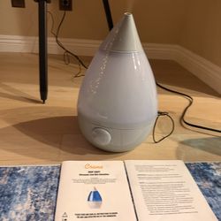 Working Crane Drop Shape Humidifier Ultrasonic Cool Mist