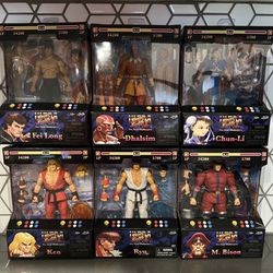 Jada Toys Street Fighter II Complete Set