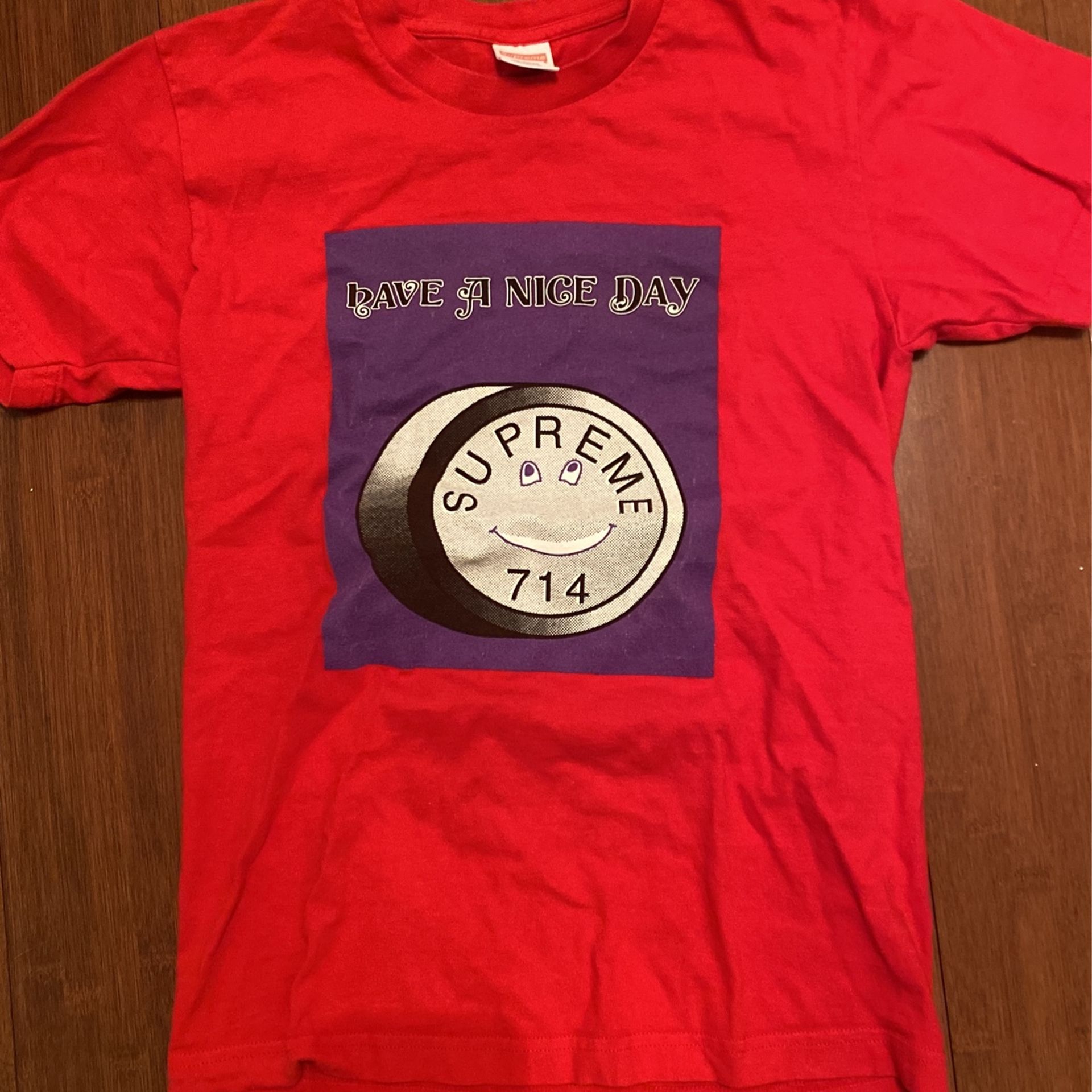 Supreme 714 Shirt Red