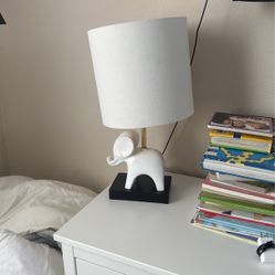 White Elephant Kids Room Lamp