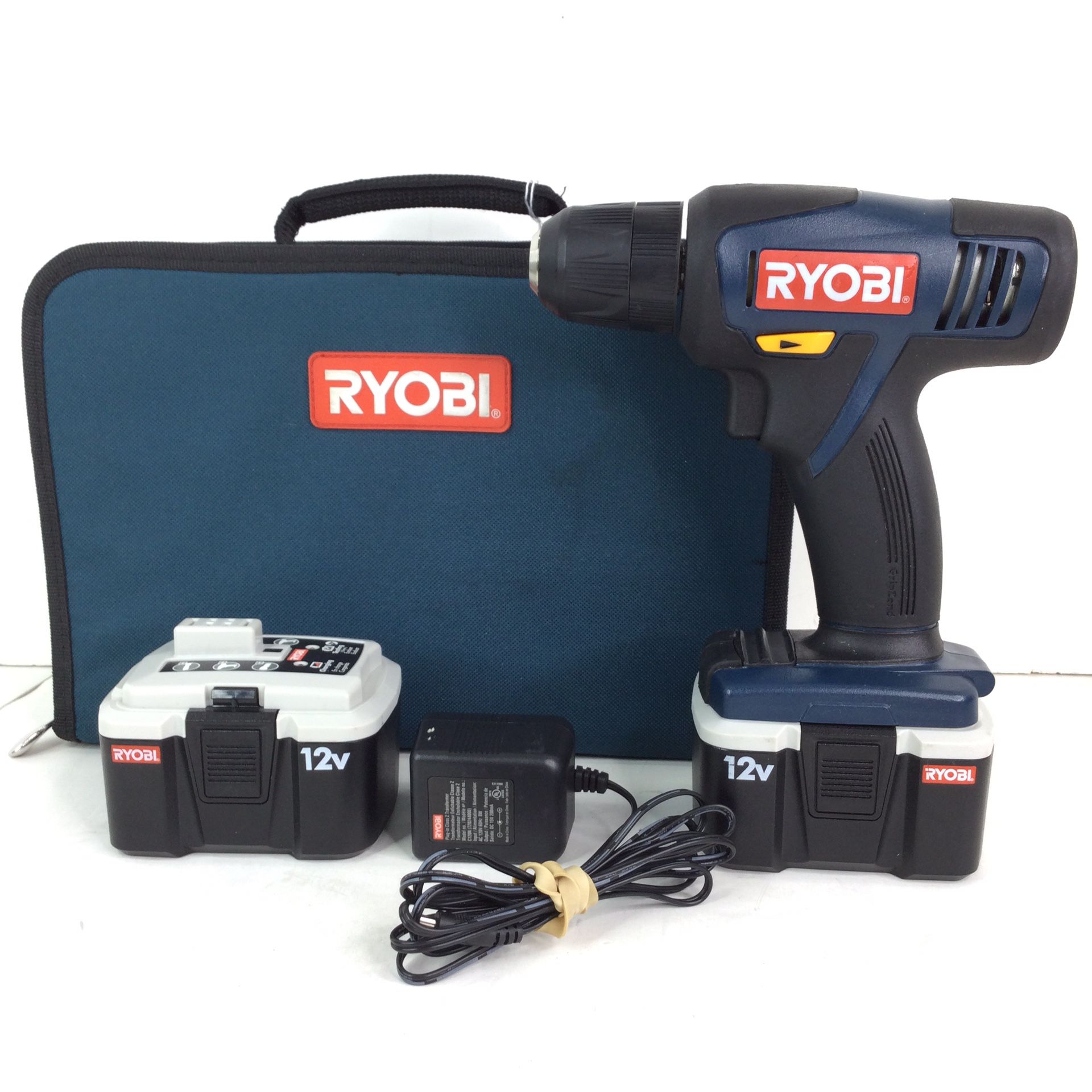 Ryobi 12V Compact Drill / Driver Kit with 2 Batteries 