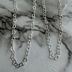 Heart Necklace & Bracelet Set