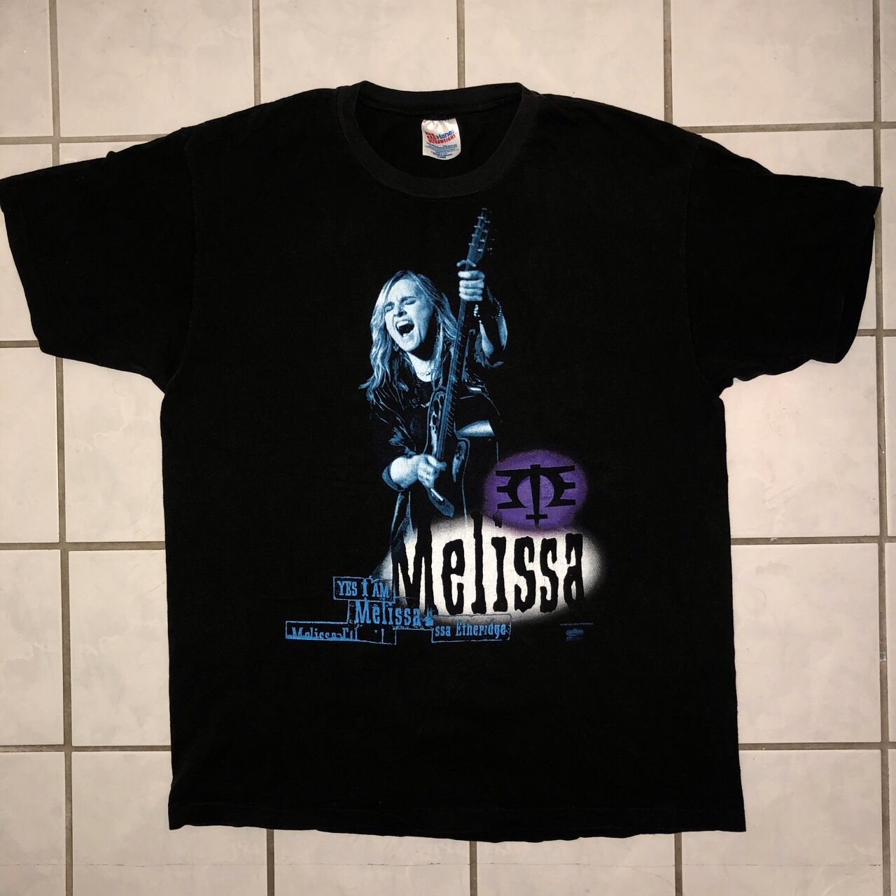 Vintage 1994 Melissa Etheridge Single Stitch Yes I Am Speak True Concert Tour T-Shirt