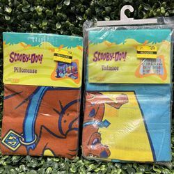 VTG. Scooby-Doo Table Cover Carton Network Party Express Paper  Set 2