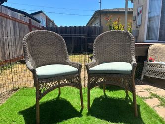 2 Wicker chairs from Pier 1