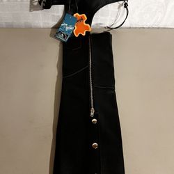 XL biker Leather Chaps For Kids Motorcycle Riding