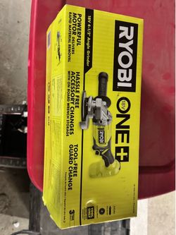 New in box never opened  Ryobi ONE+ HP 18V Brushless Cordless 4-1/2 in. Angle Grinder (Tool Only)