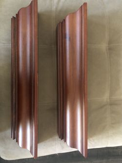 Pottery Barn wood shelves