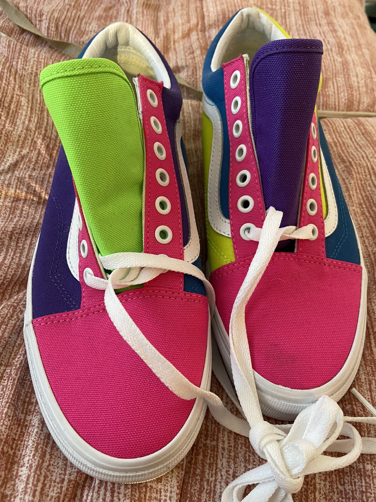 Neon Vans Shoes
