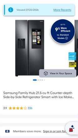 Samsung Bespoke Family Hub Smart Refrigerator – Black Stainless