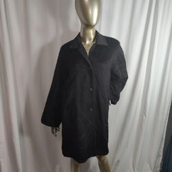 Authentic MaxMara Rainwear Reversible Virgin Wool Over Sized Coat