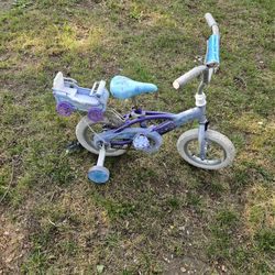 frozen small girl bike 