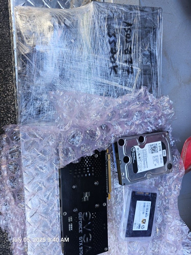 Computer Parts Motherboard Cpu Graphics Card Ram Monitor