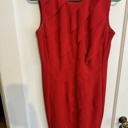 Women’s Red Dress. Calvin Klein Size 4