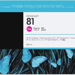 HP DesignJet 81 Magenta Ink Cartridge 680ml
