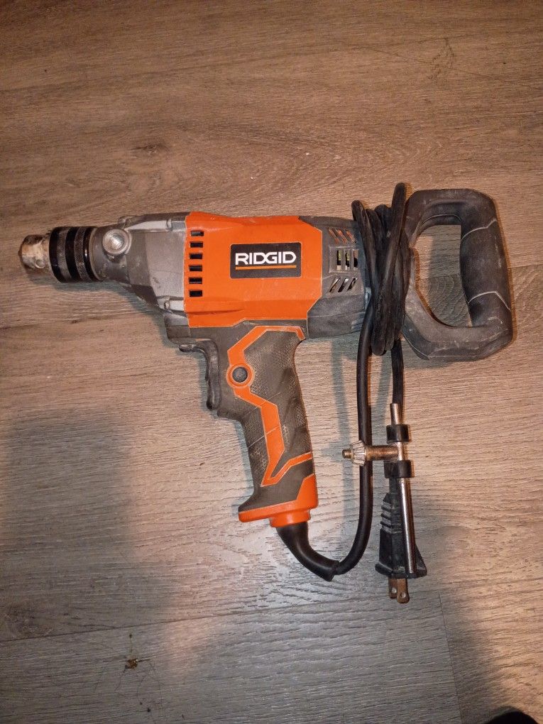 Ridgid Corded Spade Handle Mud Mixer Drill