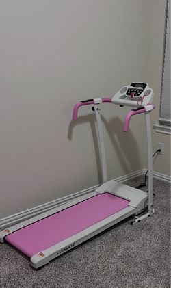 Treadmill Pink and white