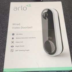 Arlo Wired Doorbell HD 180° Camera