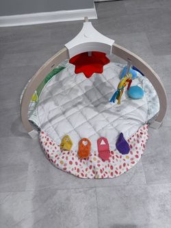 Move2Play, Montessori Inspired Wooden Kick & Play Baby Gym