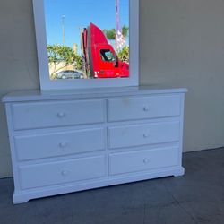 New 6 Drawer With Mirror 