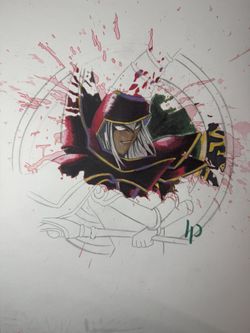 Red Dark Magician Yugioh Splash Art 