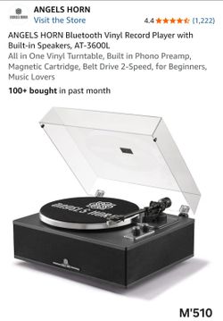 Vinyl record players with speaker included.(M'510)