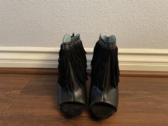 New Miranda Lambert Black Ankle Boots-Size 9.5