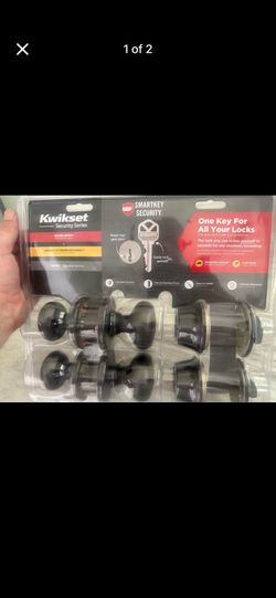 Venetian Bronze Quickset Smart Locks– Knob And Deadbolt Double Pack