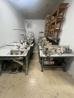 Sewing Machines: Pegasus & Juki Single Needles/Over/Cover