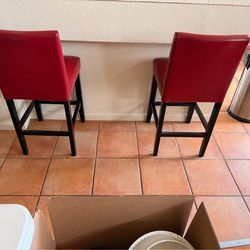 Red Bar Stools