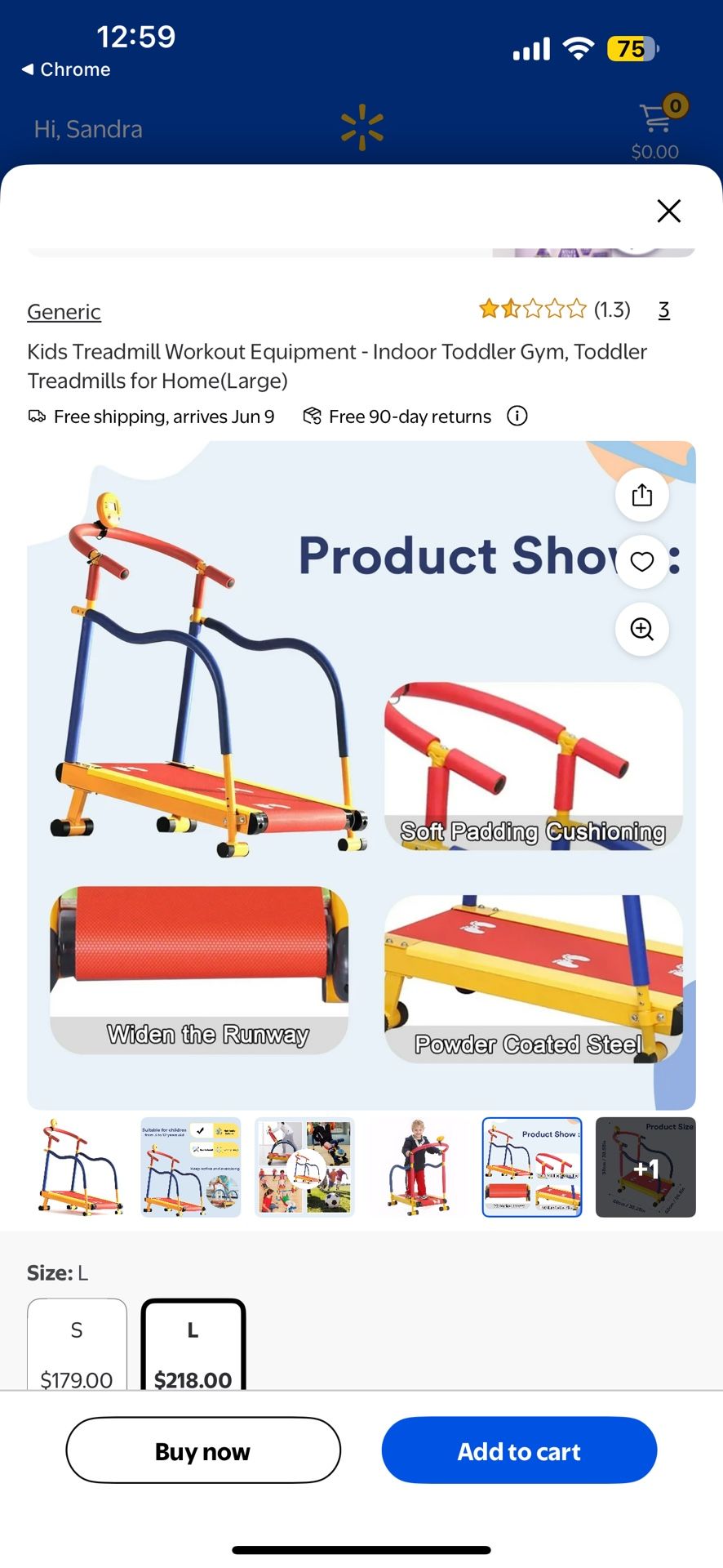 Child/kid Treadmill
