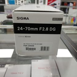 Sigma 24-70mm F2.8 DG For Canon ☆ 4 Year Warranty ☆