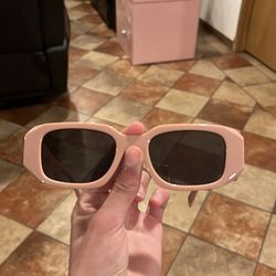 Pink prada sunglasses