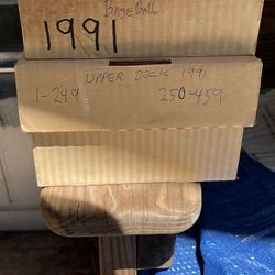 2 Large Boxes Of 1991 Upper Deck Baseball Cards 