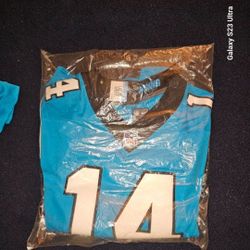 Nike Vapor Elite Carolina Panthers Blue Jersey Sam Darnold Men Sz M Original Price $160 New.