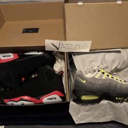 Air Jordan 6 & Air Max 95 big bubble